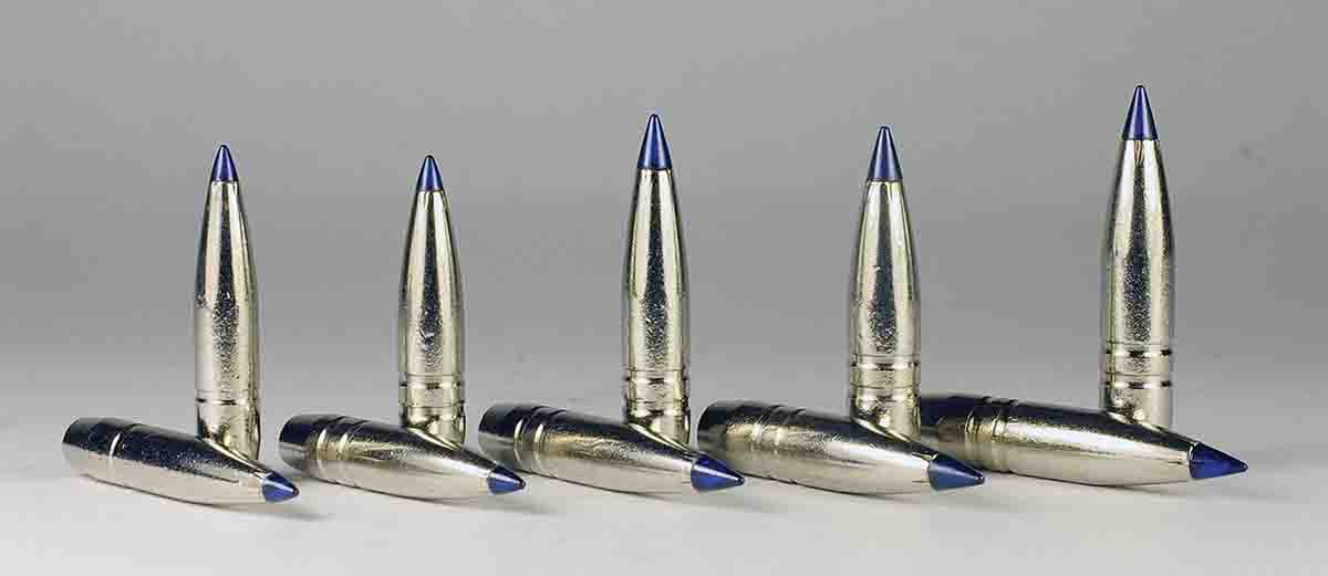 The Terminal Ascent line represent Federal’s newest bullets. A bright nickel finish and second AccuChannel differentiate them from Edge TLR bullets.